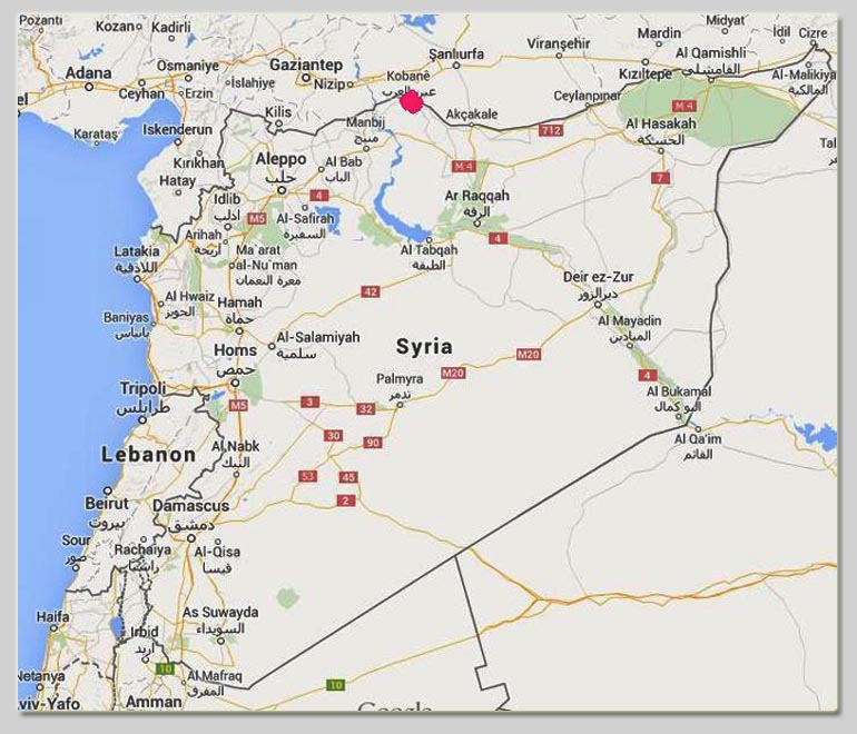 syria map BK